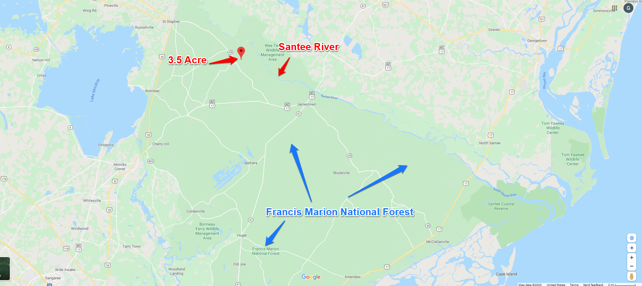 Francis Marion National Forest Palmetto Property Buyers LLC